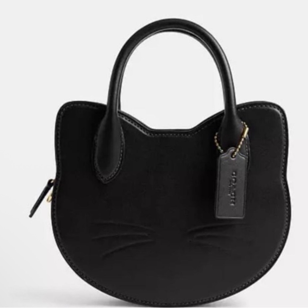Coach NWT Halloween Black Cat Bag